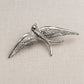 Flying Swallow Brooch Pendant in S925 Sterling Silver