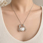 Baroque Pearl Crab Brooch Pendant in Sterling Silver