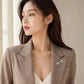 Unique freshwater pearl wings hovering dragonfly brooch for women — artisan styling detail