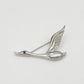 Handmade silver migrating wild goose brooch — S925 sterling silver jewelry product photo