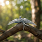 sterling silver flying swallow silver brooch in a nature-inspired styling photo