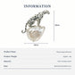 Baroque Pearl Leopard Brooch Pendant in Sterling Silver