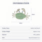 Natural Jadeite Crab Brooch Pendant in Sterling Silver
