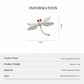 Freshwater Pearl Dragonfly Brooch Pendant