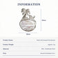 Baroque Pearl Palm Tree Brooch Pendant in Sterling Silver