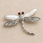 Freshwater Pearl Dragonfly Brooch Pendant