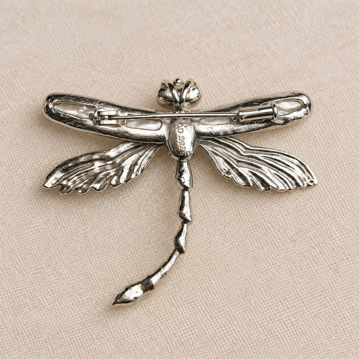 Freshwater Pearl Dragonfly Brooch Pendant