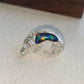 Enamel Crocodile Brooch in S925 Sterling Silver