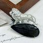 925 silver gemstone pendant with labradorite — sovereign lion convertible brooch