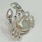 Artisan silver ocean crab brooch — handmade jewelry product image
