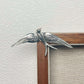Handmade silver pendant — 2-in-1 flying swallow brooch and necklace