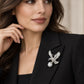 Saltwater Pearl Eagle Brooch in Sterling Silver