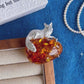 Product video: handmade silver resting fox brooch and convertible pendant