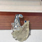 Product video: handmade silver curled leopard brooch and convertible pendant