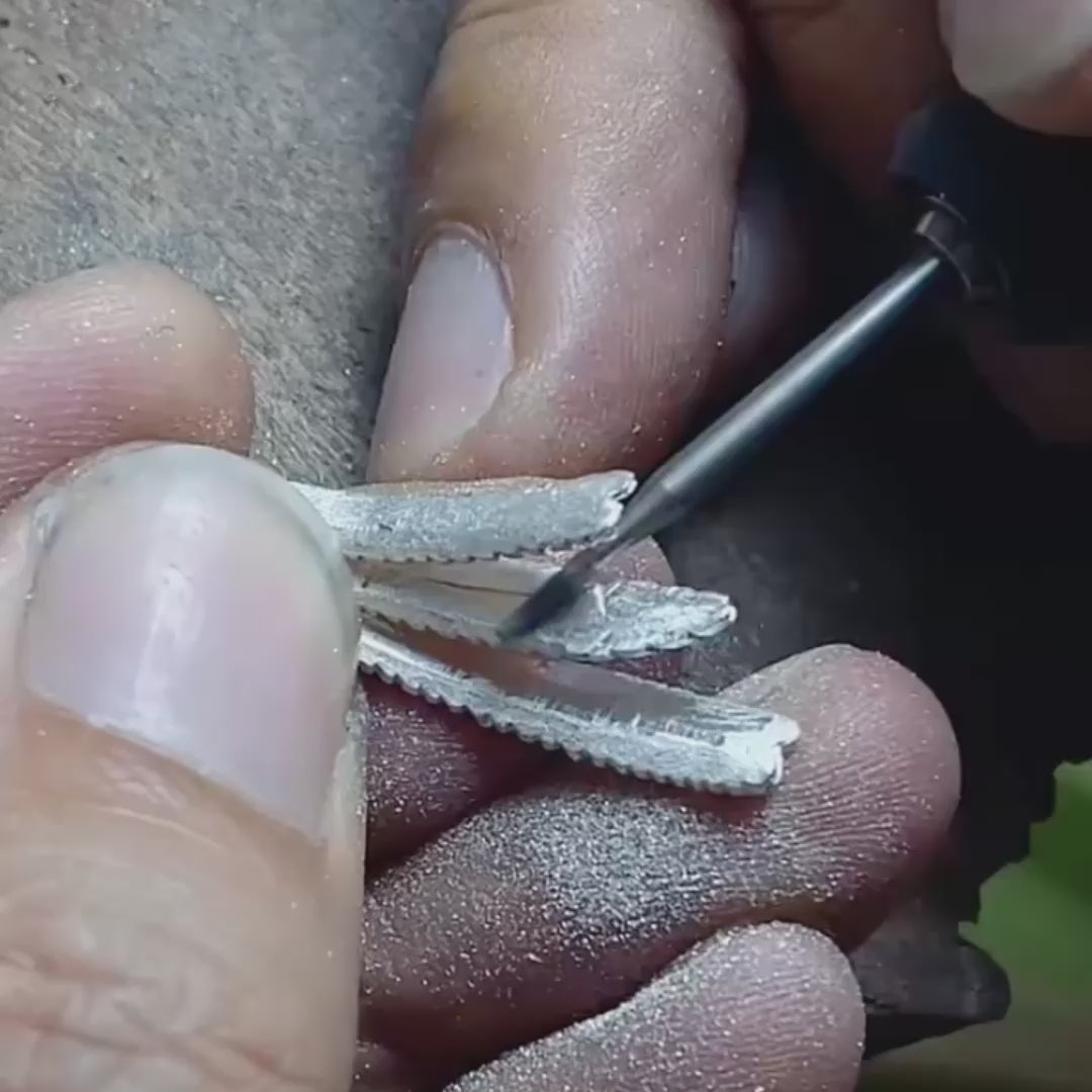 Product video: handmade silver perched songbird brooch and convertible pendant