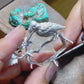 Product video: handmade silver autumn maple leaf bird brooch and convertible pendant